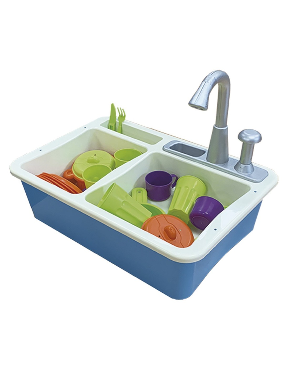 Fregadero con bomba de agua